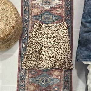 Express Leopard Print Women's Skirt